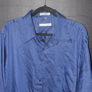 Men's Dark Blue SATEEN Shirt